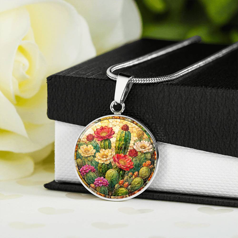 Cactus Personalized Engraved Necklace Bracelet or Keychain