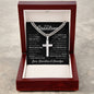 Grandson Engraved Cross-[Heartfelt Family Gift]