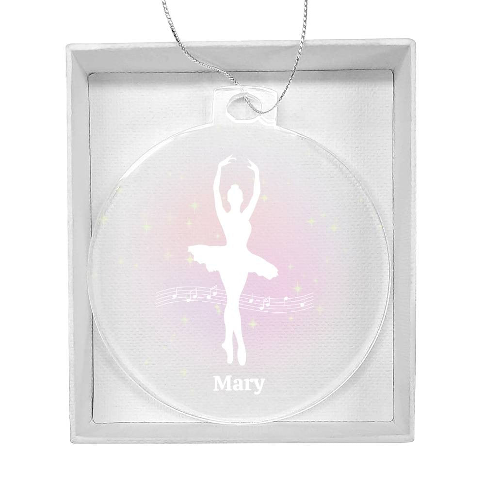 Personalized Ballet Christmas Ornament-[Heartfelt Family Gift]