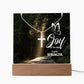 Joy of The Lord Religious Plaque & Cross Gift Set-[Heartfelt Family Gift]