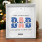 Military Dad Acrylic Ornament-[Heartfelt Family Gift]