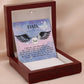 Dad Memorial Necklace Angel Wing Charm-[Heartfelt Family Gift]