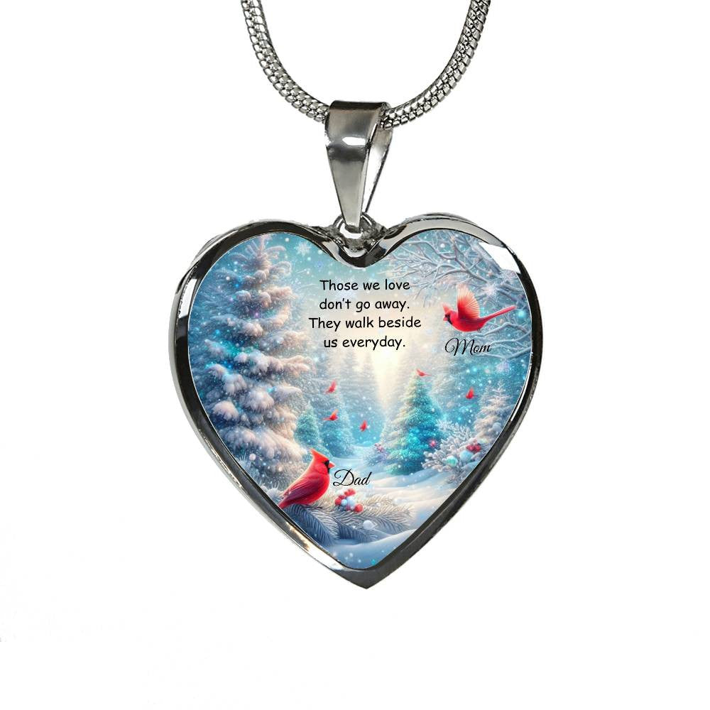 Heart Necklace with Engraving-[Heartfelt Family Gift]