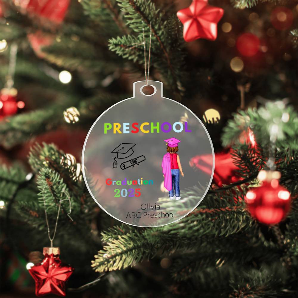 Preschool Graduation 2025 Ornament-[Heartfelt Family Gift]