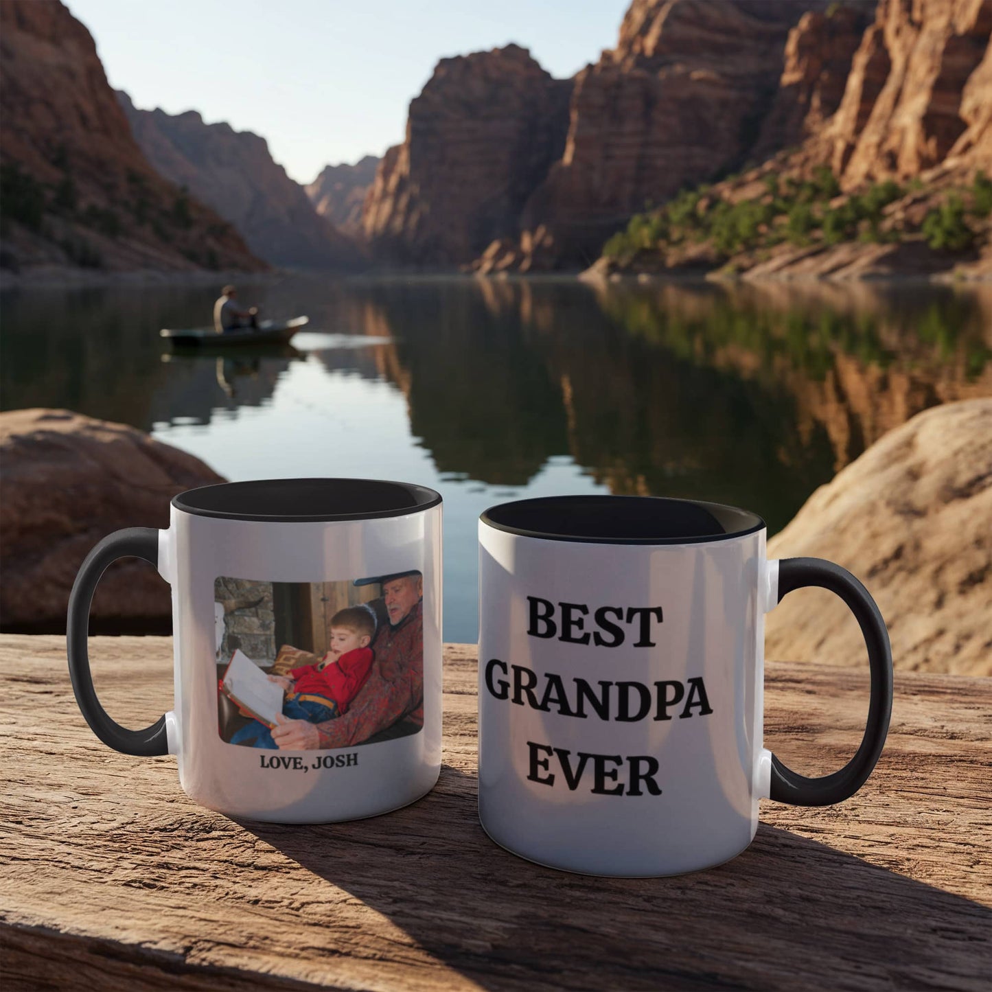 Best Grandma Ever Color Accent Mugs