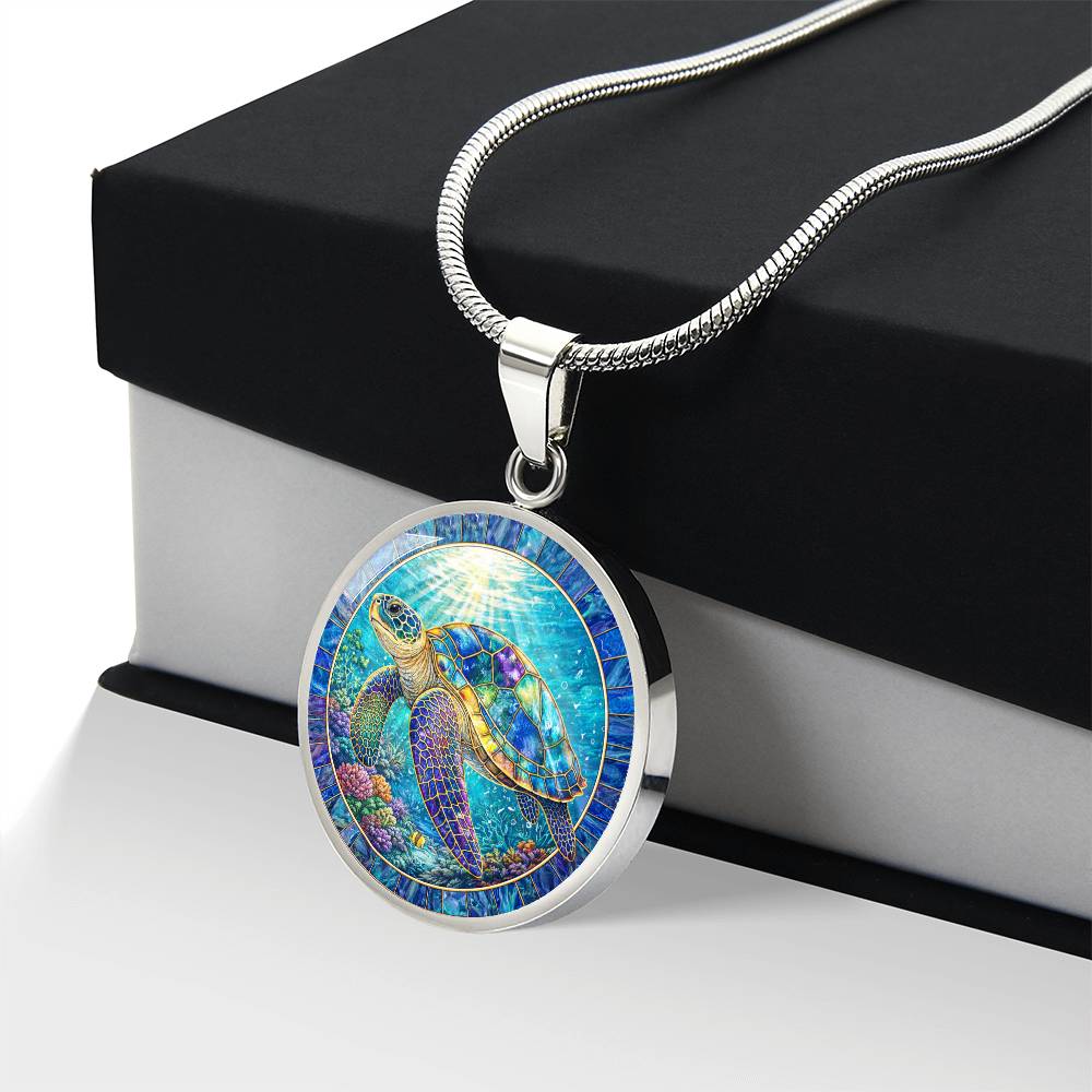 Sea Turtle Necklace, Ocean Life Jewelry, Engraved Sea Turtle Pendant, Turtle Lover Gift, Nature Inspired Keychain, Marine Life Bracelet