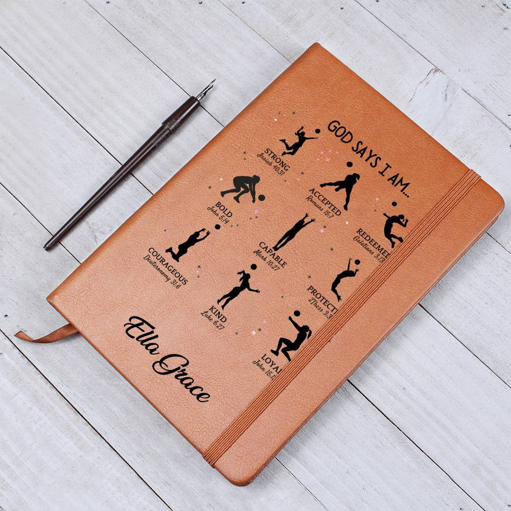 Volleyball Player Gift - God Says I Am-[Heartfelt Family Gift]