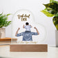 Personalized Heart Plaque for Dad-[Heartfelt Family Gift]