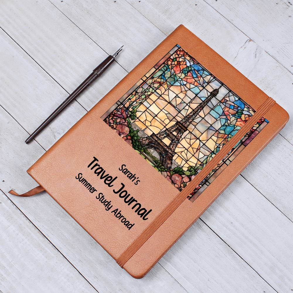 Paris Travel Journal Personalized-[Heartfelt Family Gift]