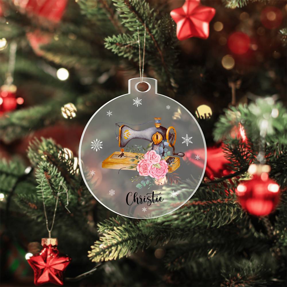 Sewing Christmas Tree Ornament