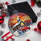 Country Christmas Red PIckup Truck Ornament-[Heartfelt Family Gift]