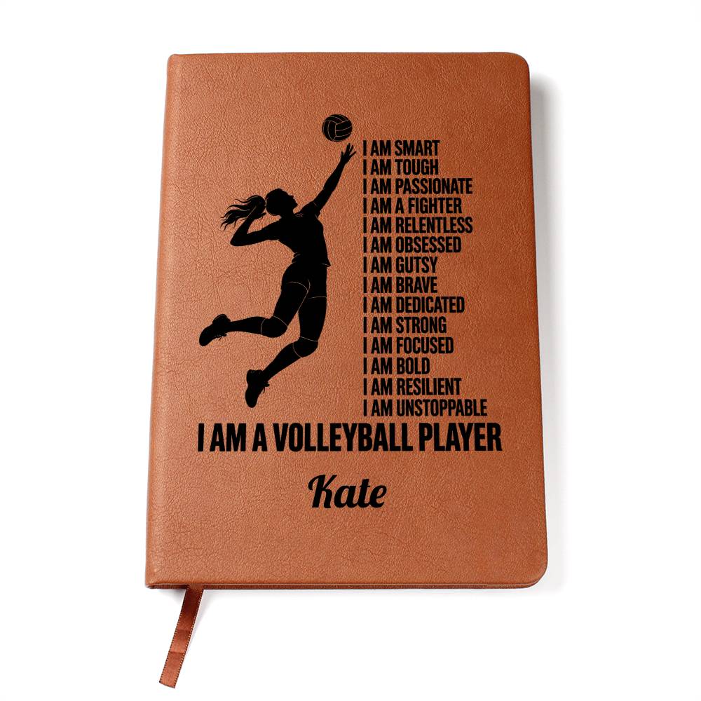 Personalized Volleyball Player Affirmation Journal