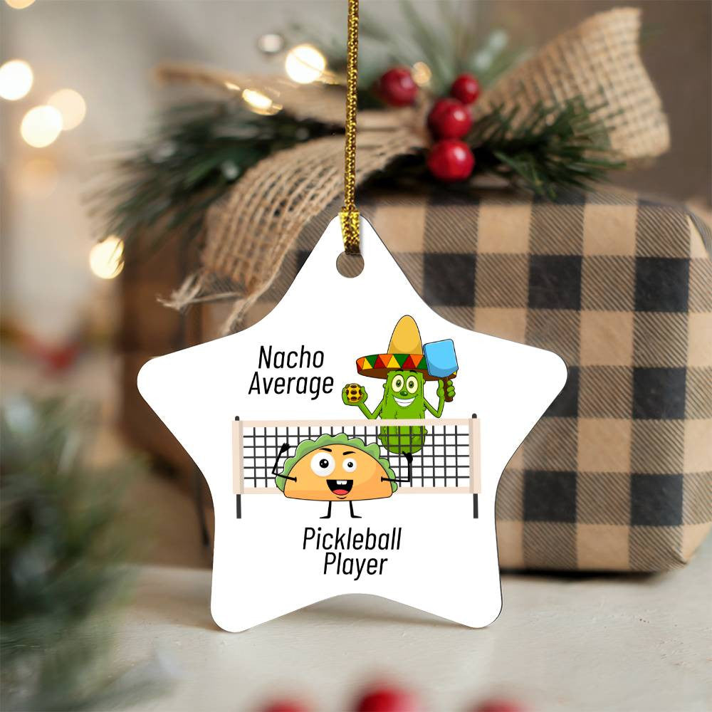 Pickleball  Star Ornament-[Heartfelt Family Gift]