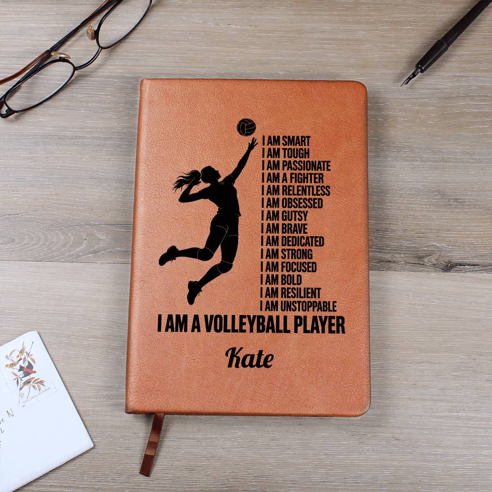 Personalized Volleyball Player Affirmation Journal