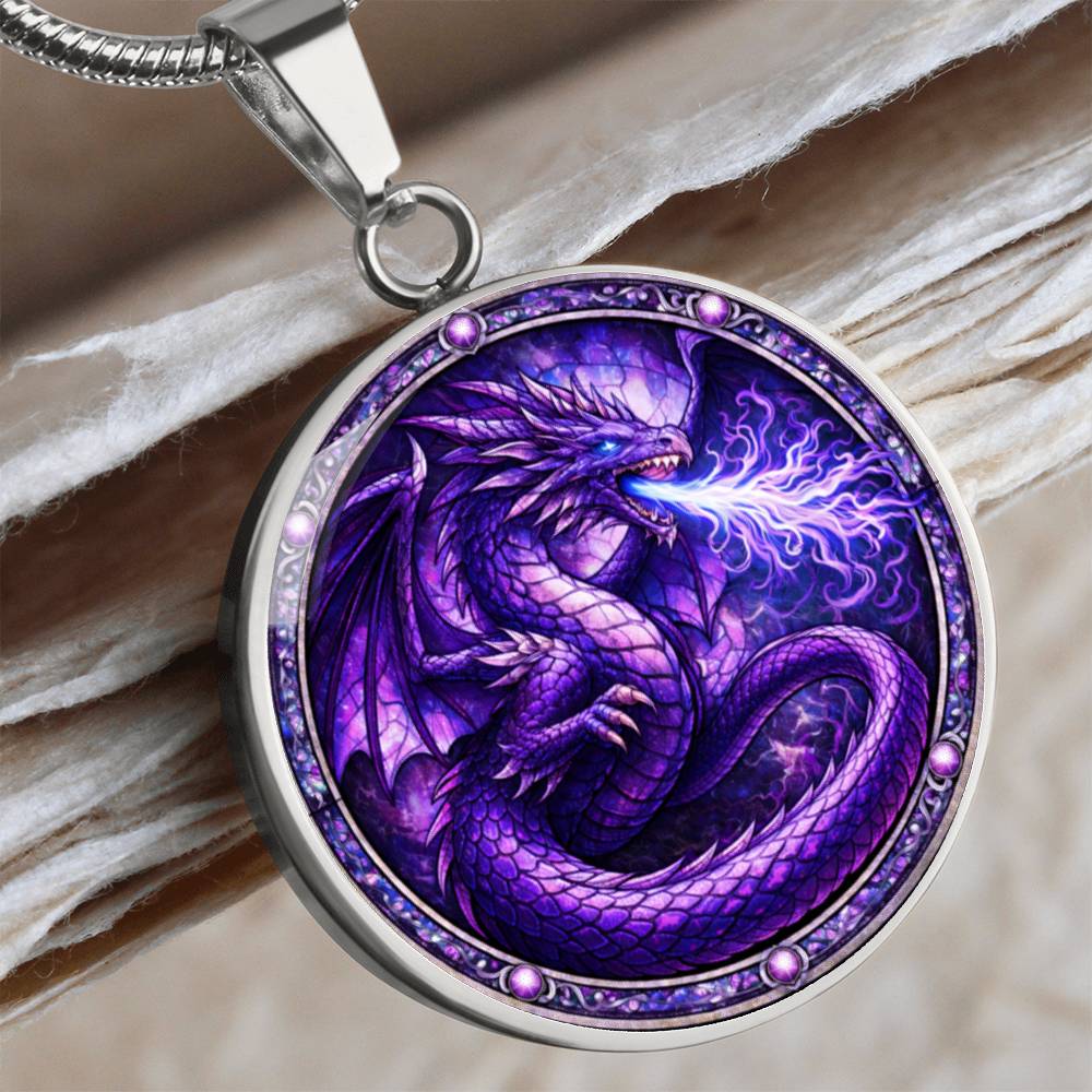 Personalized Purple Engraved Necklace Bracelet or Keychain
