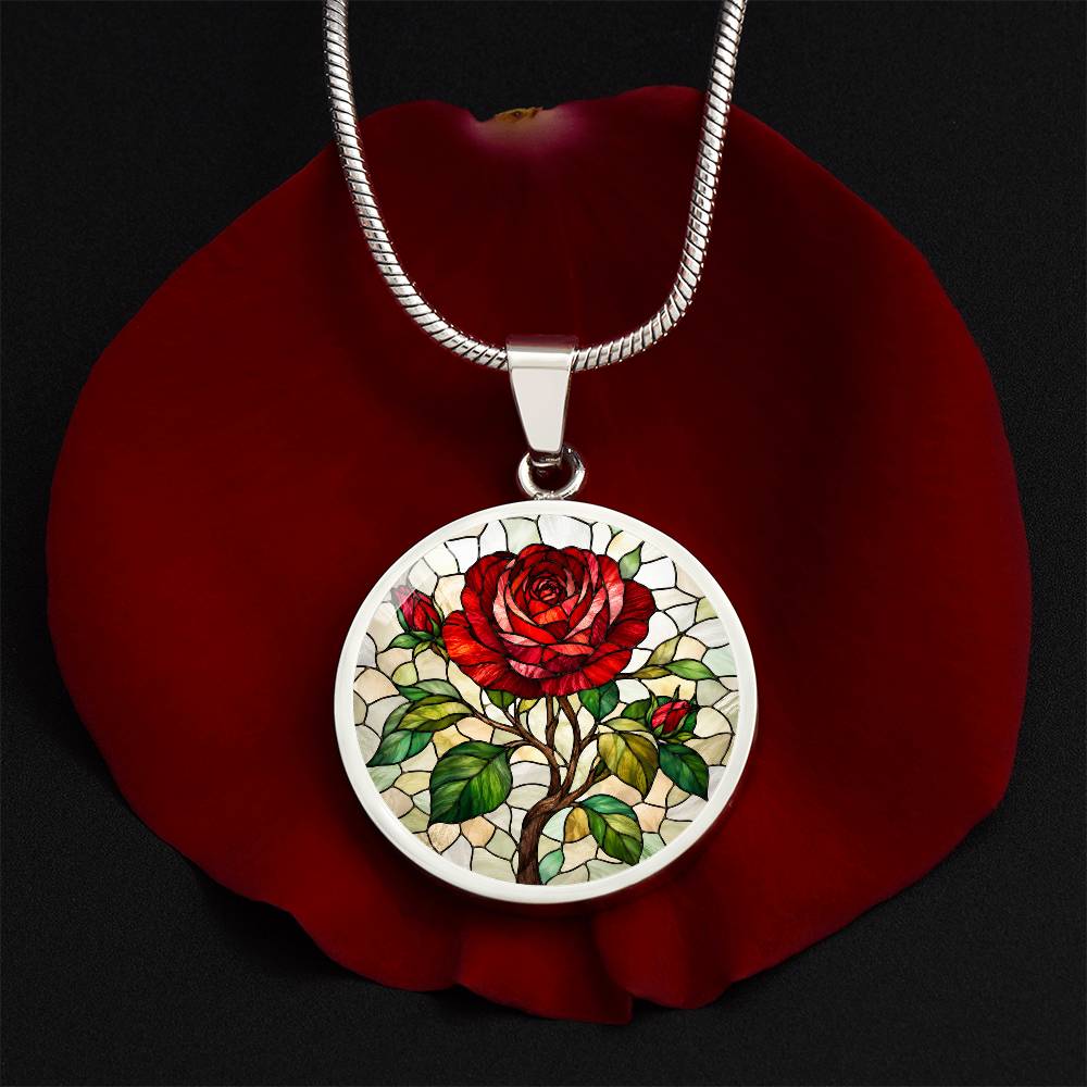 Personalized Flower Necklace