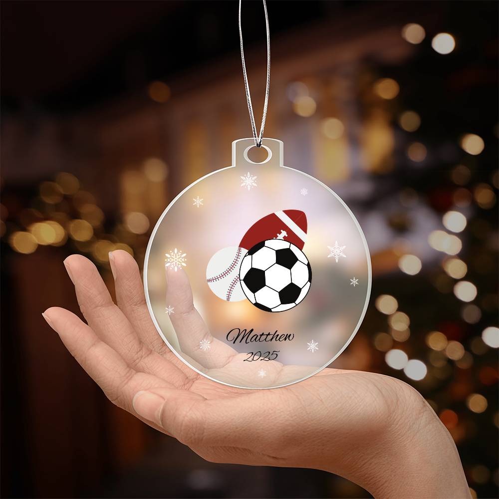 Sports Christmas Tree Ornament