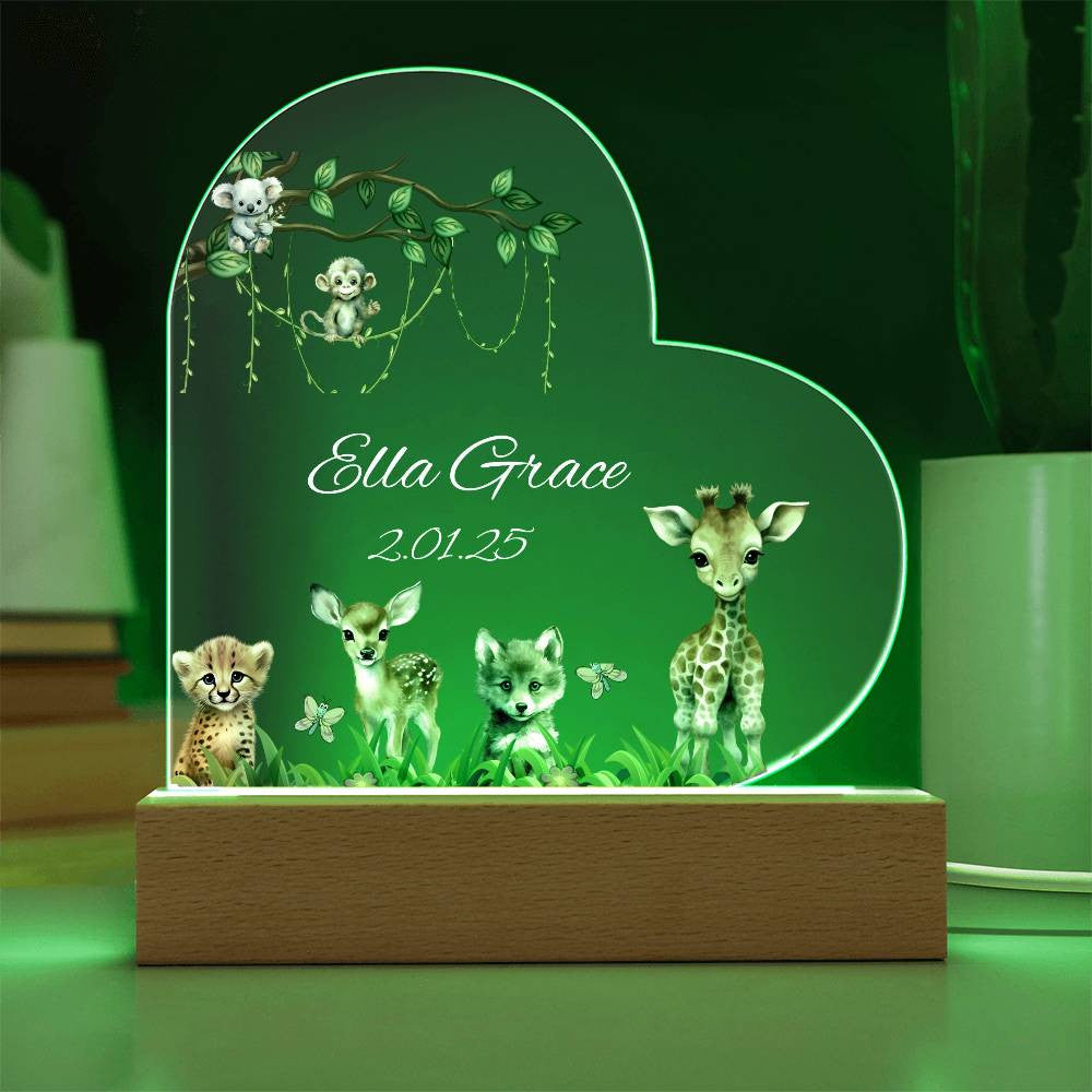 Childrens Woodland Animals Nightlight-[Heartfelt Family Gift]