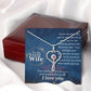 Nurse Wife Stethoscope Necklace - Thoughtful Gift for Her-[Heartfelt Family Gift]