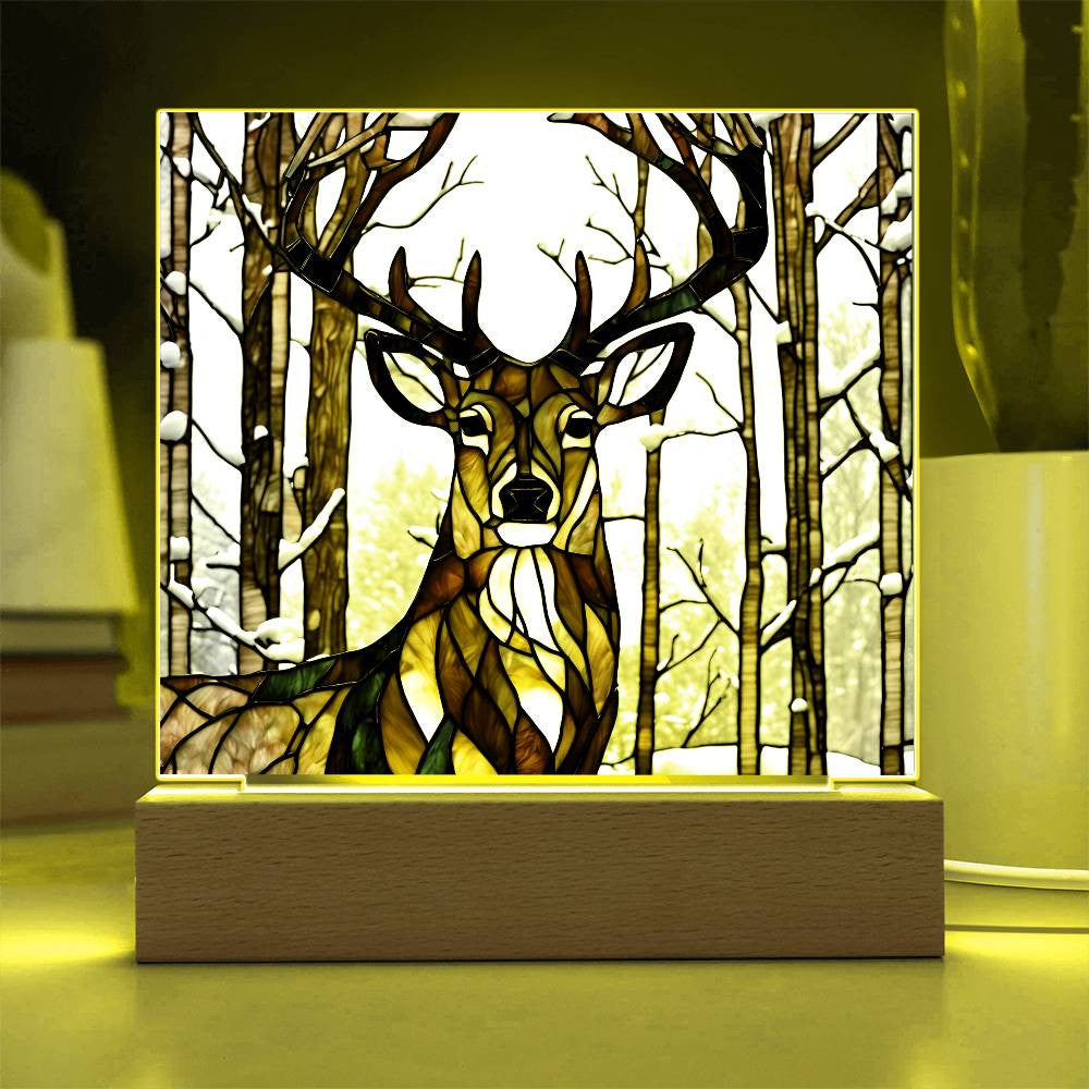 Deer Decorative Acrylic Plaque-[Heartfelt Family Gift]