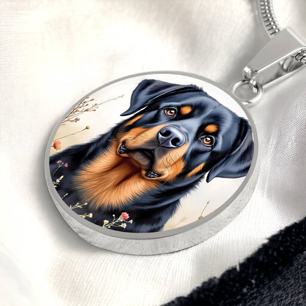 Rotweiller Pendant Necklace
