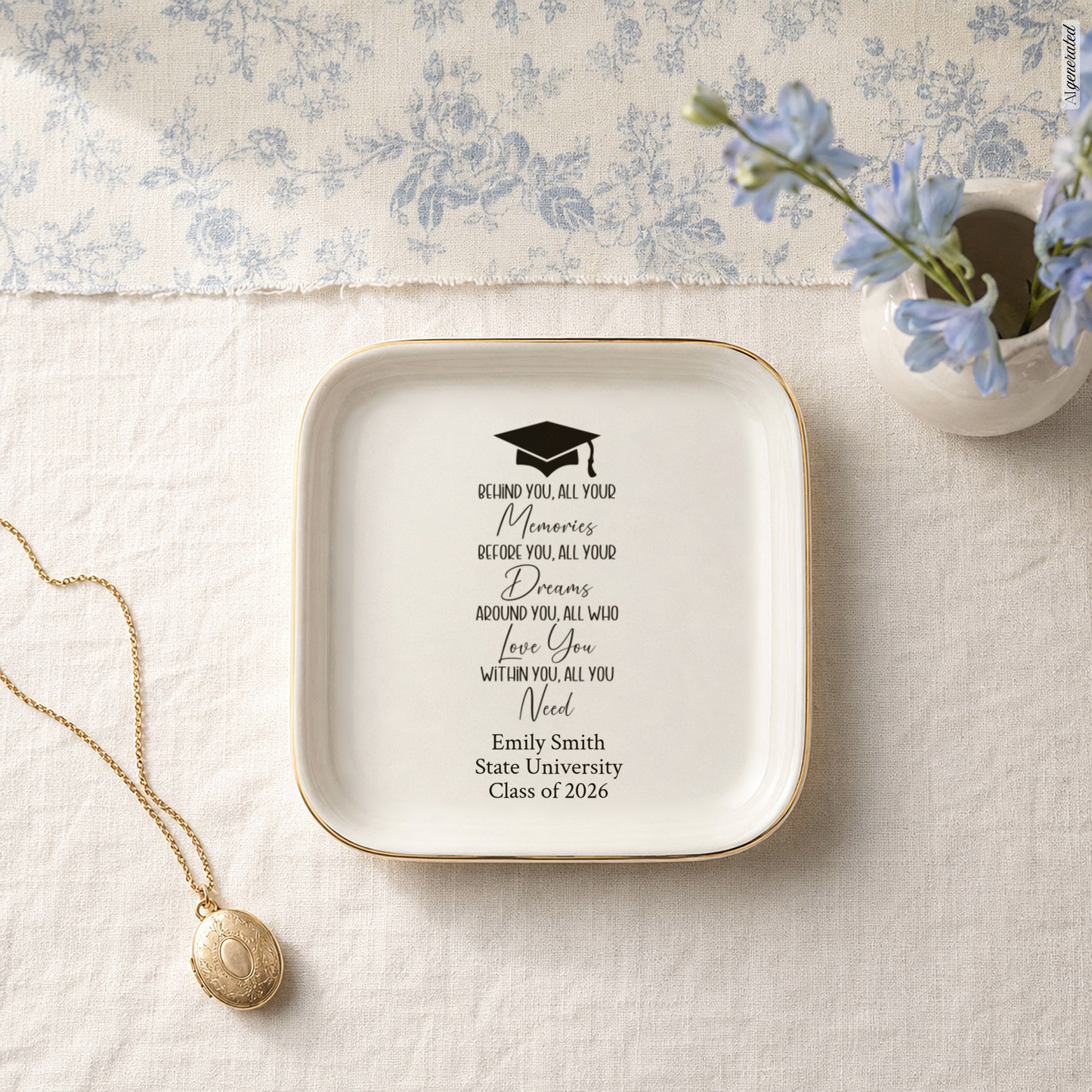 Graduation Jewelry or Trinket Dish