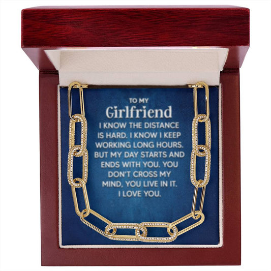 Girlfriend Forever Linked Necklace-[Heartfelt Family Gift]