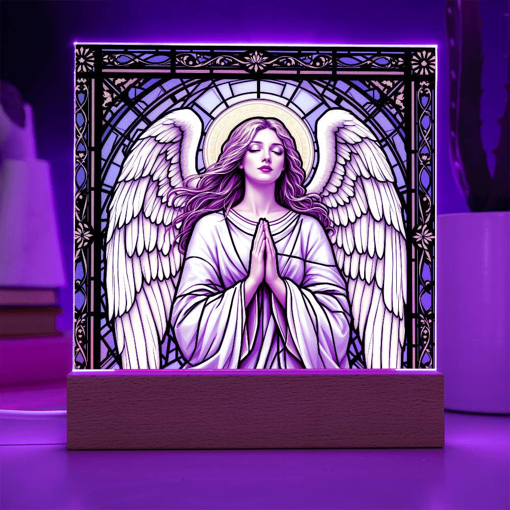 Guardian Angel Christmas Rememberance LED Plaque Decor-[Heartfelt Family Gift]