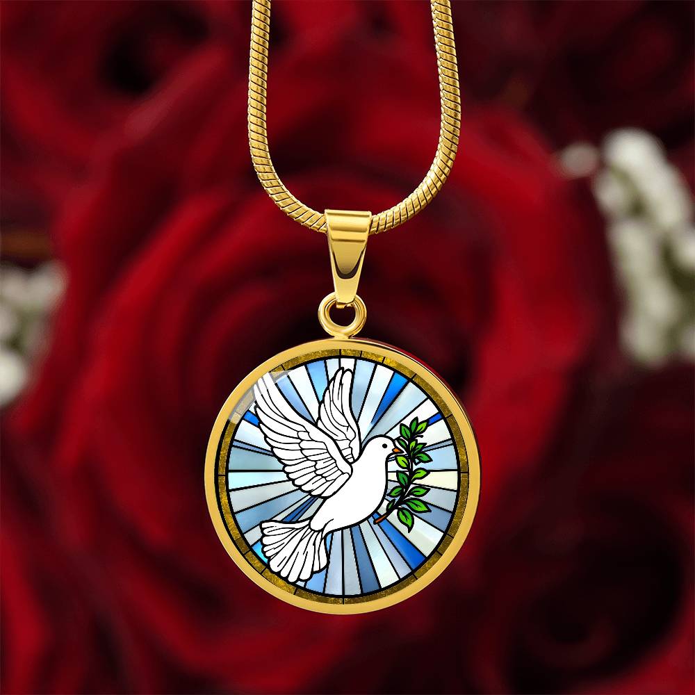 Peace Dove Pendant Necklace
