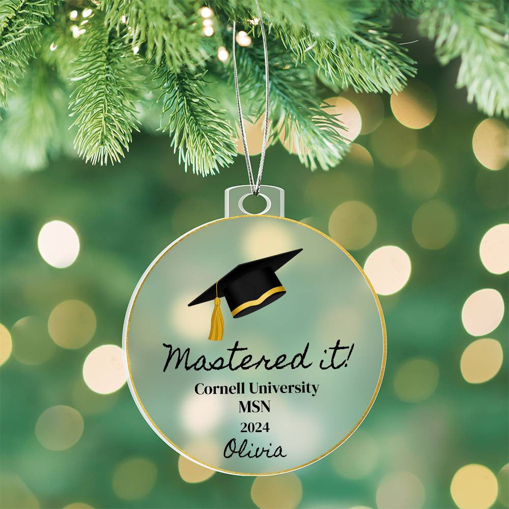 Graduation Ornament-[Heartfelt Family Gift]