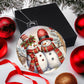 Snowman Acrylic Christmas Ornament-[Heartfelt Family Gift]