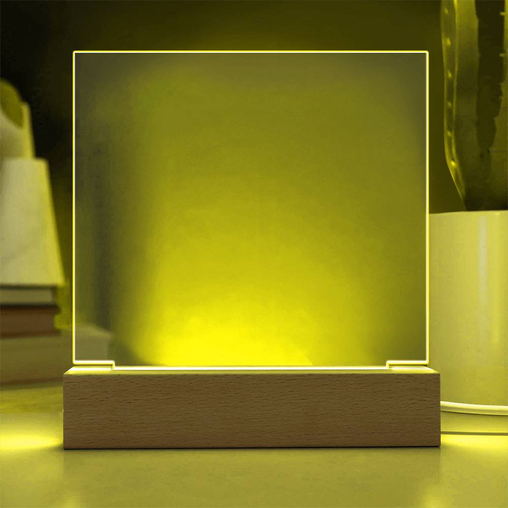 Blank LED Lighted Plaque