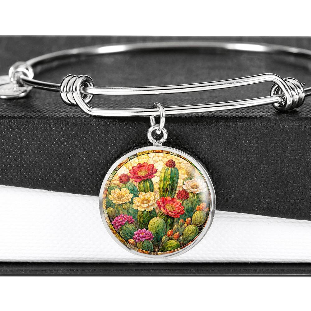 Cactus Personalized Engraved Necklace Bracelet or Keychain