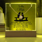 Wife from Your Grumpy Old Husband  Acrylic Bundle Love Knot Necklace Gift Set-[Heartfelt Family Gift]