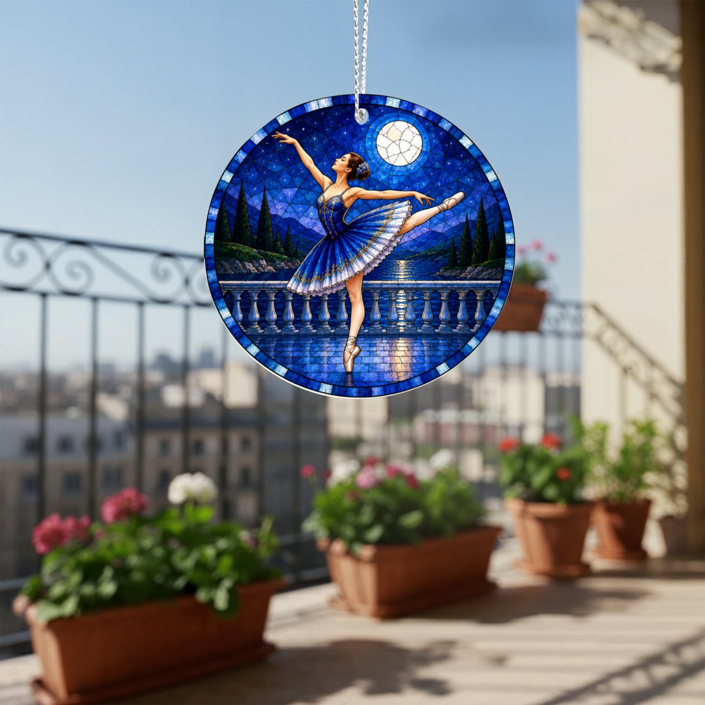 Ballerina Acrylic Christmas Ornaments