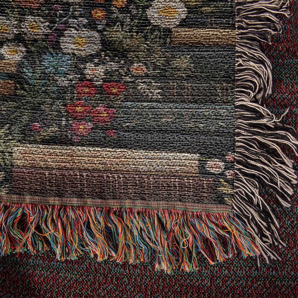 Book Lover Woven Blanket Reading Gift-[Heartfelt Family Gift]
