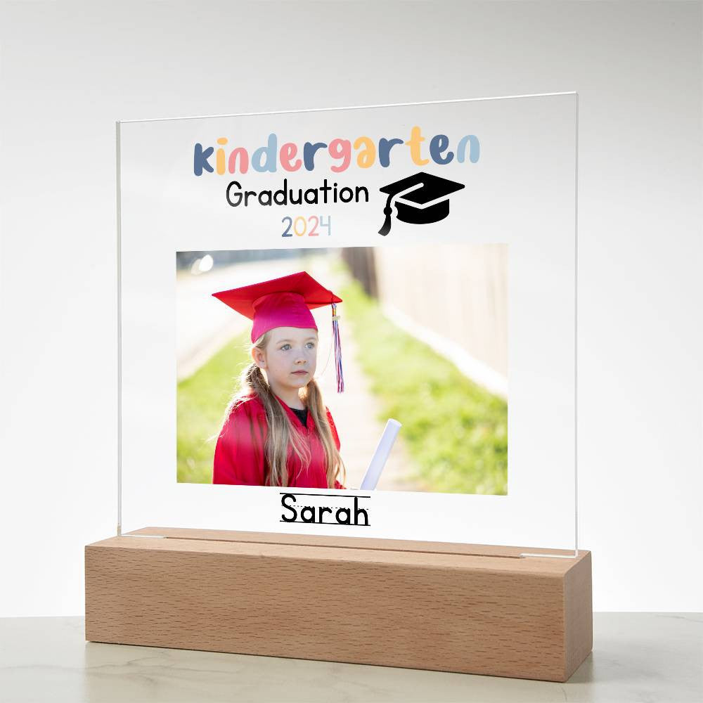 Personalized Kindergarten Graduation Photo Plaque Class of 2036-[Heartfelt Family Gift]