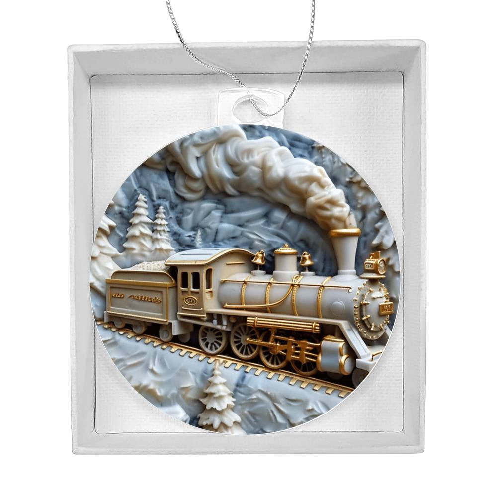 Acrylic Christmas Ornament-[Heartfelt Family Gift]