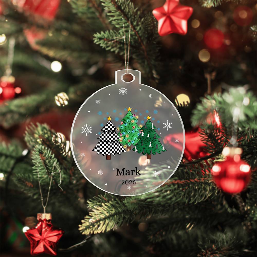 Chess Christmas Tree Ornament