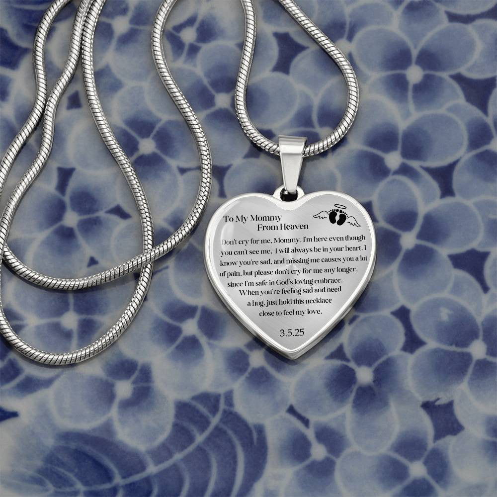 MIscarriage Baby loss necklace gift for mom-[Heartfelt Family Gift]