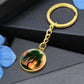 Weeping Willow Engraved Keychain-[Heartfelt Family Gift]