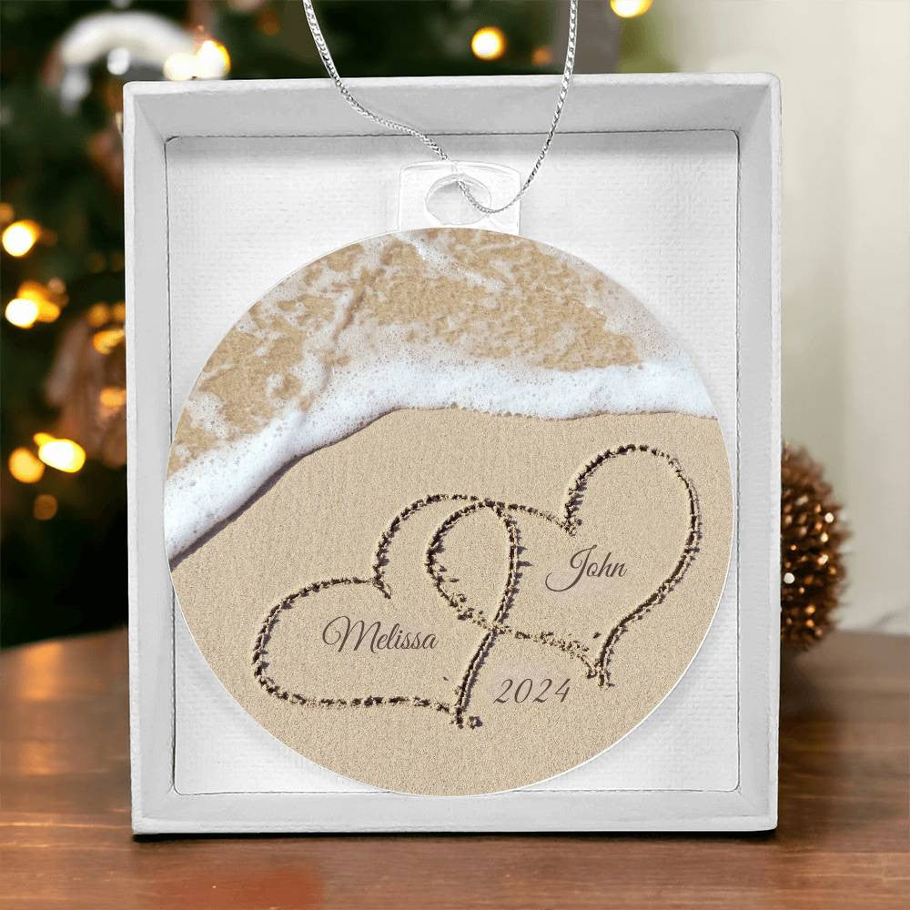 Beach Ornament for Couple-[Heartfelt Family Gift]