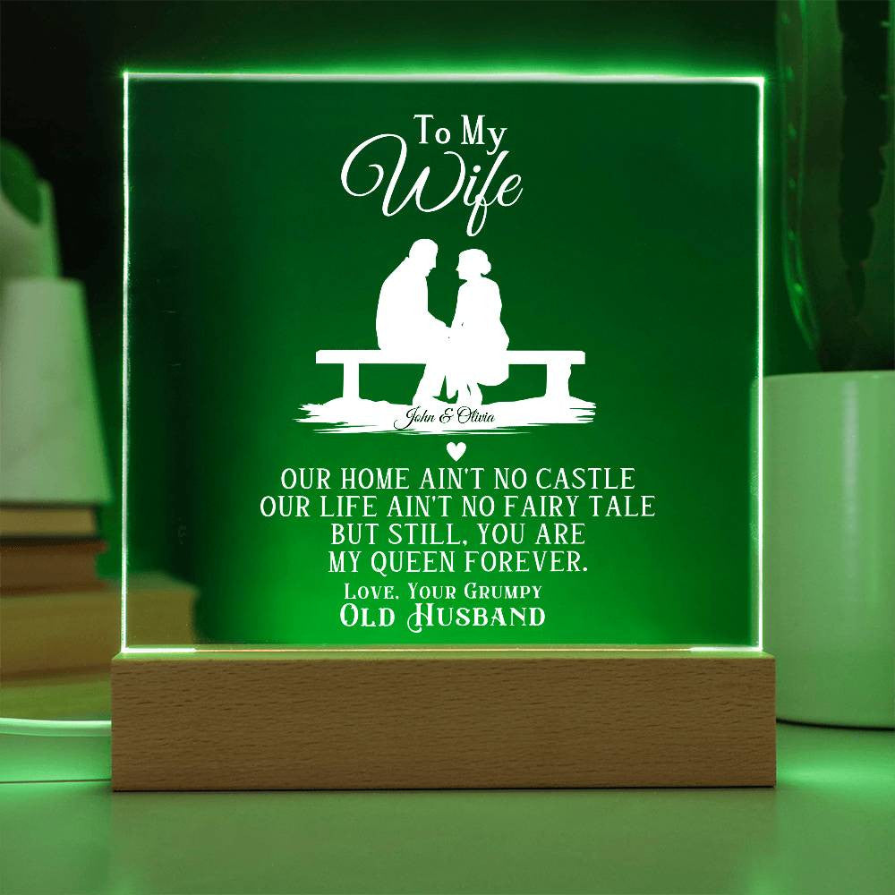 Wife from Husband Romantic Plaque Gift-[Heartfelt Family Gift]