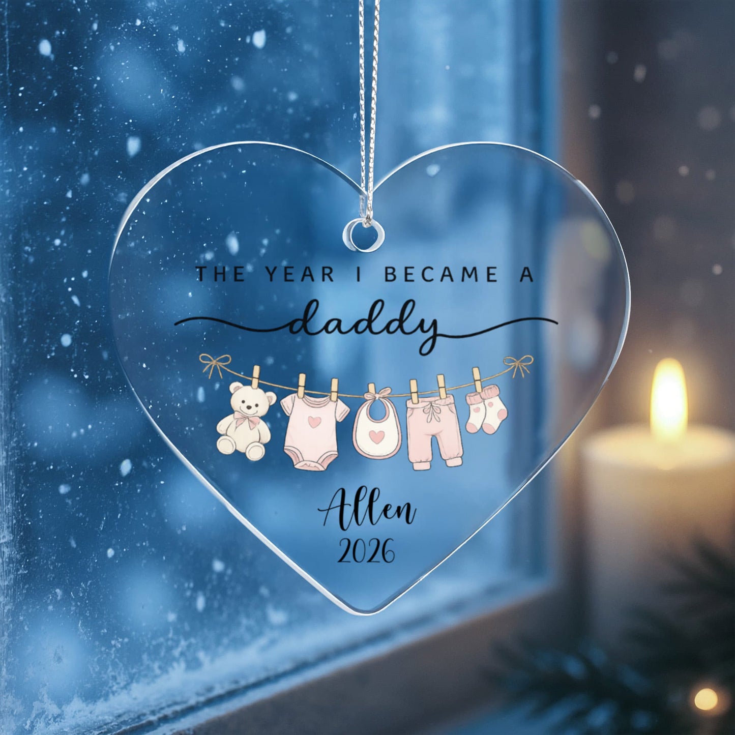 1st Christmas As Dad Ornament