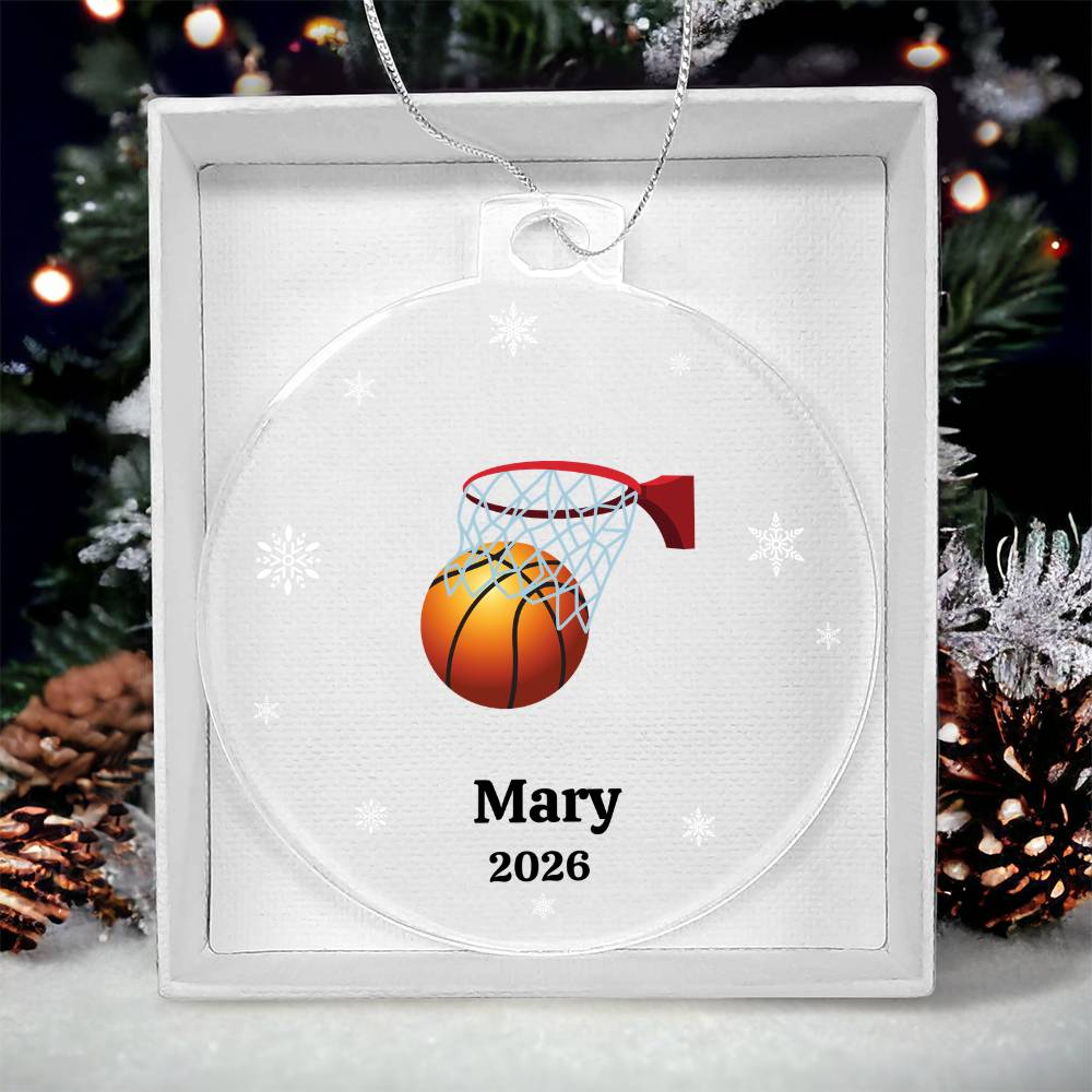 baseball christmas tree ornament Acrylic Ornament Plaque