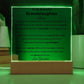 Personalized Granddaughter Plaque from Grandma or Grandpa-[Heartfelt Family Gift]