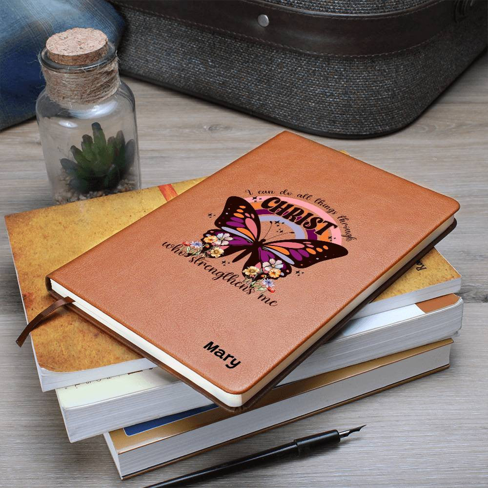I can do all things through Christ who strengthens Me Journal-[Heartfelt Family Gift]