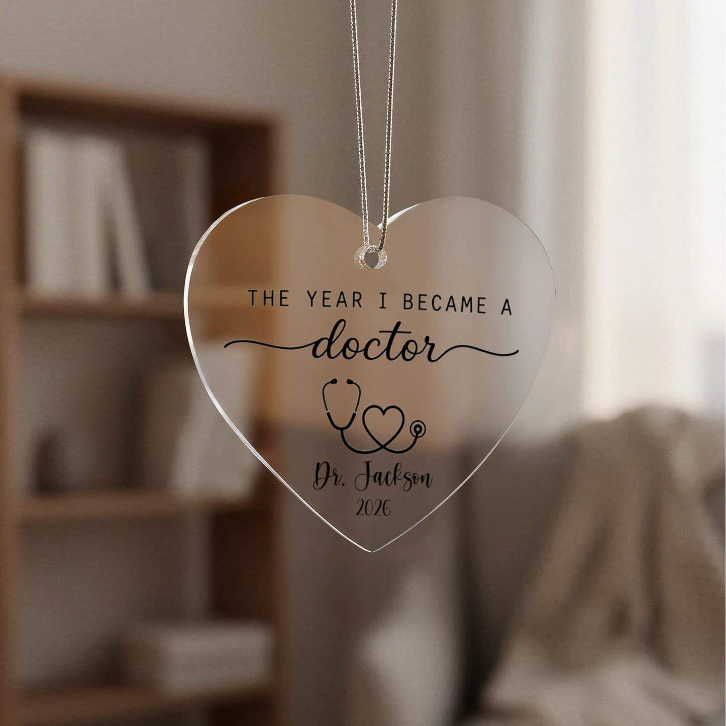 1st Christmas As A Doctor Ornament