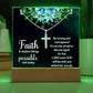 Faith Makes Things PossibleReligious Plaque & Cross Gift Set-[Heartfelt Family Gift]