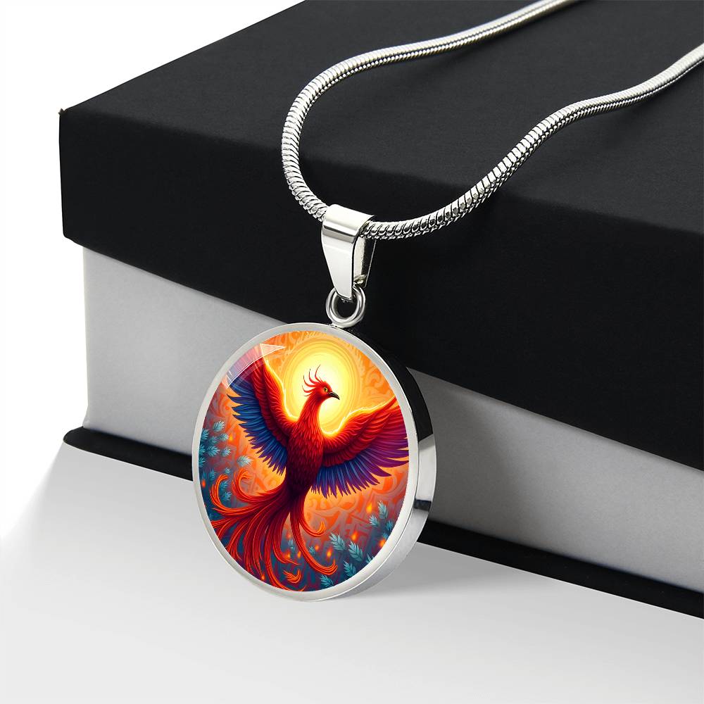 Rising Phoenix Pendant Necklace